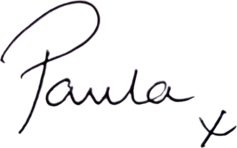 Paula's handwritten signature