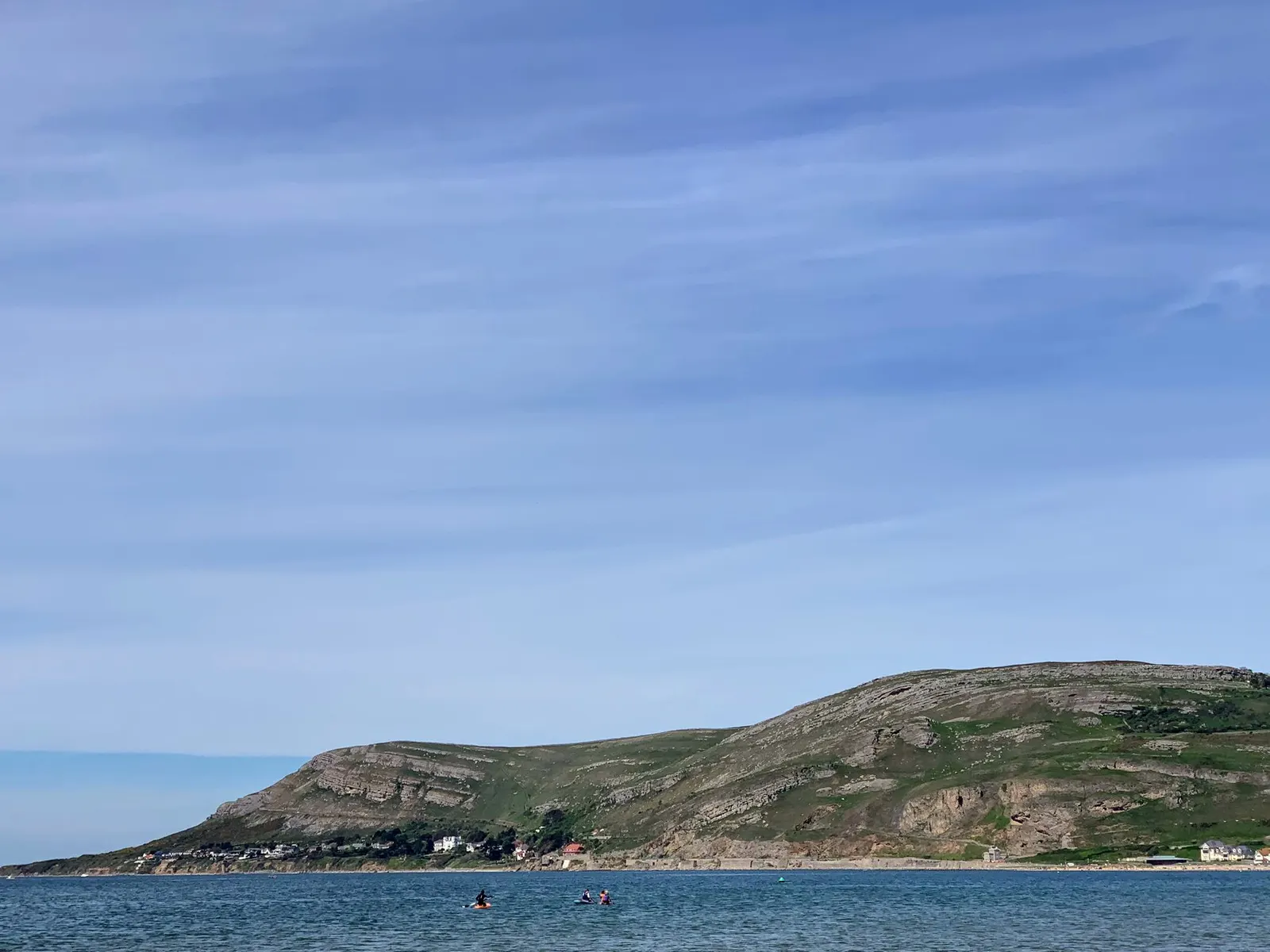 View along the Llandudno coastline towards the Little Orme headland